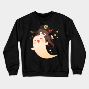 Genshin Impact - Hu Tao Cute Ghost Halloween Crewneck Sweatshirt